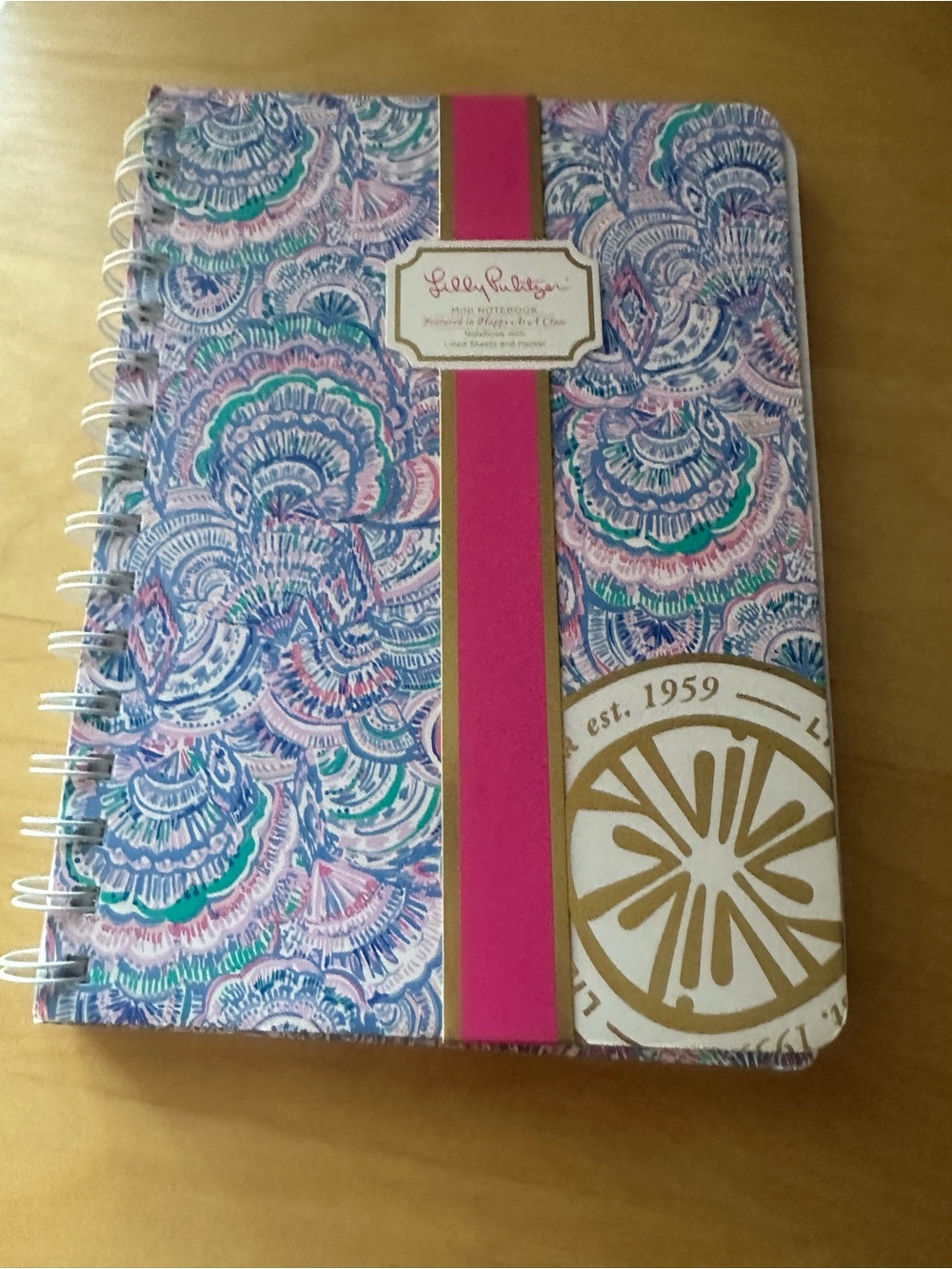 Lilly Pulitzer Notebook with Pockets